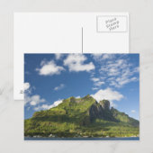 Mt. Otemanu en schilderijen van de prachtige Bora  Briefkaart (Voorkant / Achterkant)