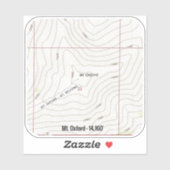 Mt. Oxford Colorado Sticker (Vel)