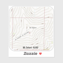 Mt. Oxford Colorado Sticker
