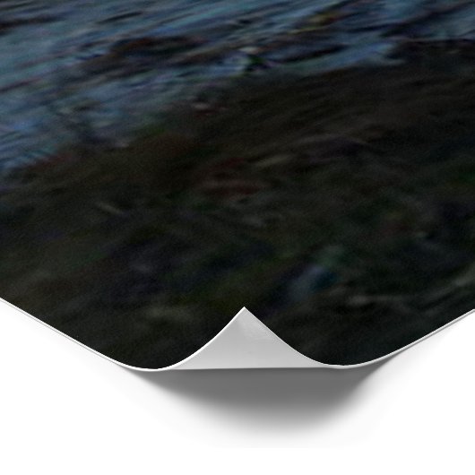 Mt Paku uit het strand van Pauanui Poster (Hoek)