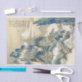 Mt.Penglai (Berg van Immorals) van Tomita Keise Tissuepapier (Craft)