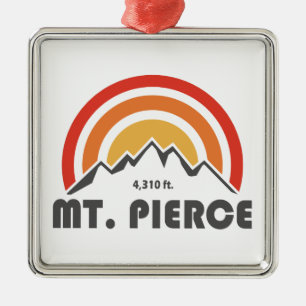 Mt. Pierce New Hampshire Metalen Ornament
