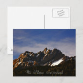 Mt. Pilatus in lucerne switzerland photo postcard Briefkaart (Voorkant / Achterkant)