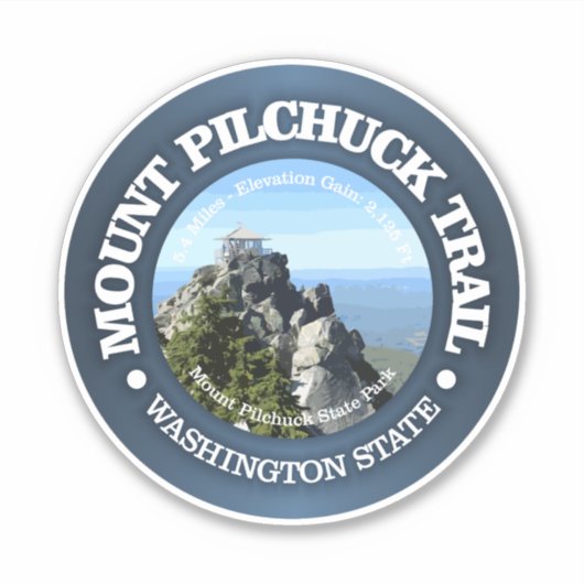 Mt Pilchuck Trail Sticker (Voorkant)