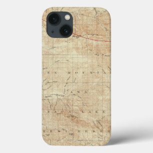 Mt Pinos quadrangle toont San Andreas Rift Case-Mate iPhone Case