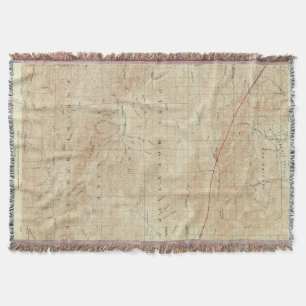 Mt Pinos quadrangle toont San Andreas Rift Deken