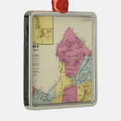 Mt Pleasant, stad Metalen Ornament (Rechts)