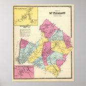 Mt Pleasant, stad Poster (Voorkant)