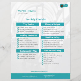 MT Pre-Trip Checklist