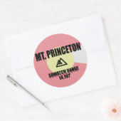 Mt. Princeton Ronde Sticker (Envelop)