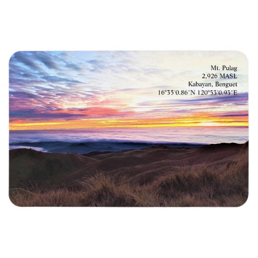 Mt. Pulag, de speelplaats van de goden Ref Magnet Magneet (Horizontaal)