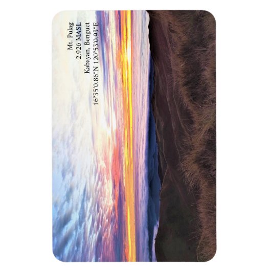 Mt. Pulag, de speelplaats van de goden Ref Magnet Magneet (Verticaal)