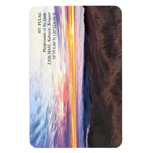 Mt. Pulag, de speelplaats van de goden Ref Magnet Magneet (Verticaal)