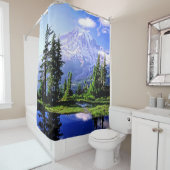 Mt Raineer National Park Shower Curtain Douchegordijn (In situ)