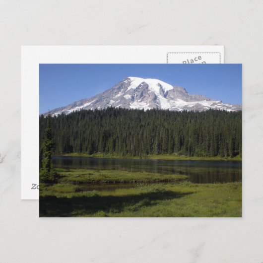 Mt. Rainer Briefkaart (Voorkant / Achterkant)