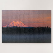 Mt. Rainer mistige zonsondergang puzzel Legpuzzel (Horizontaal)