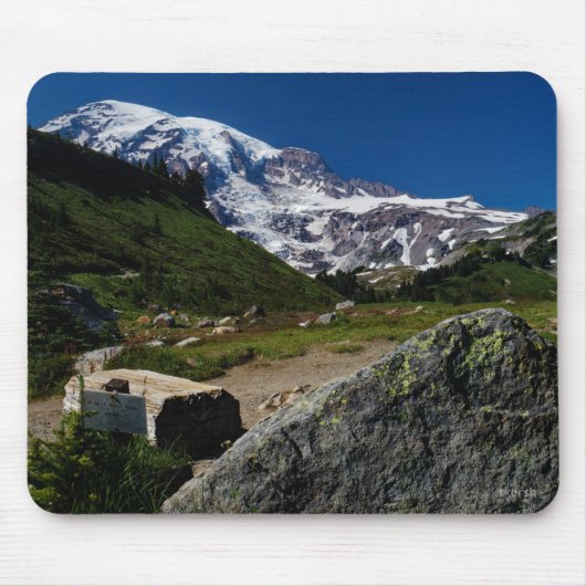 Mt Rainer Skyline Trail Mousepad Muismat (Voorkant)