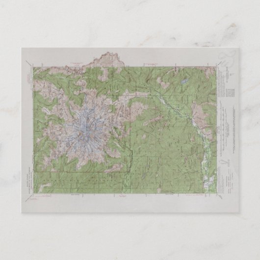 Mt. Rainier (1924) Briefkaart (Voorkant)