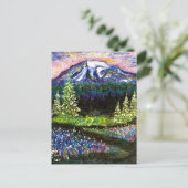Mt Rainier Briefkaart (Staand voorkant)