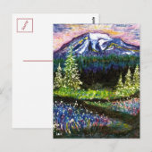 Mt Rainier Briefkaart (Voorkant / Achterkant)