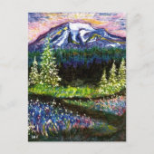 Mt Rainier Briefkaart (Voorkant)