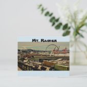 Mt. Rainier Briefkaart (Staand voorkant)