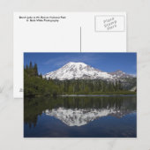 Mt. Rainier Briefkaart (Voorkant / Achterkant)