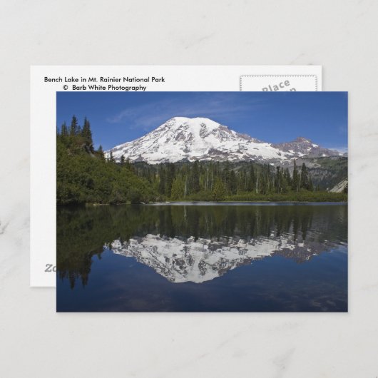 Mt. Rainier Briefkaart (Voorkant / Achterkant)