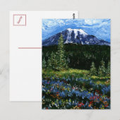 Mt Rainier Briefkaart (Voorkant / Achterkant)