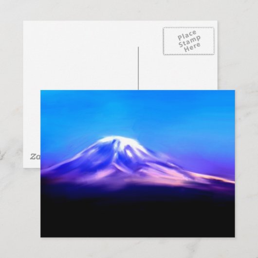 Mt Rainier Briefkaart (Voorkant / Achterkant)