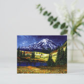 Mt Rainier Briefkaart (Staand voorkant)