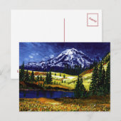 Mt Rainier Briefkaart (Voorkant / Achterkant)
