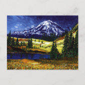 Mt Rainier Briefkaart (Voorkant)