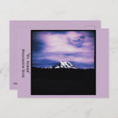 Mt. Rainier, Briefkaart van de deelstaat Washingto (Voorkant / Achterkant)