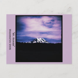 Mt. Rainier, Briefkaart van de deelstaat Washingto