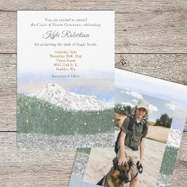 Mt. Rainier, Eagle Scout, Court of Honor Ceremony Kaart