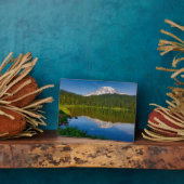 Mt. Rainier en Reflection Lake Fotoplaat (Zijkant)