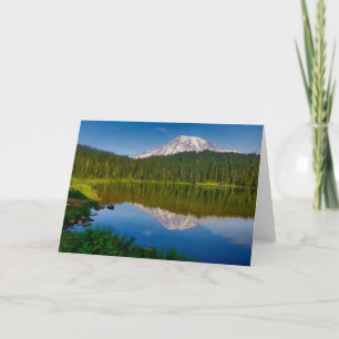 Mt. Rainier en Reflection Lake Kaart
