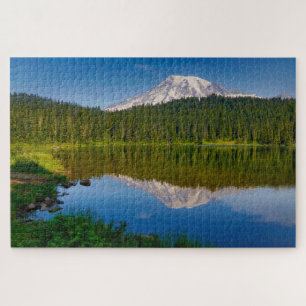 Mt. Rainier en Reflection Lake Legpuzzel