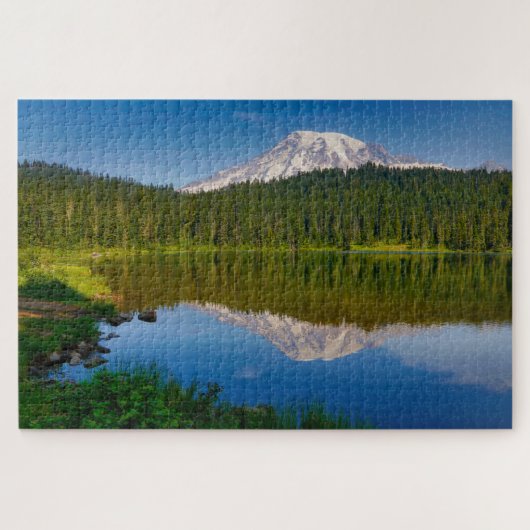 Mt. Rainier en Reflection Lake Legpuzzel (Horizontaal)