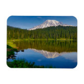 Mt. Rainier en Reflection Lake Magneet (Horizontaal)