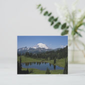 Mt. Rainier en Tipsoo Lake Briefkaart (Staand voorkant)