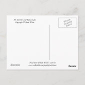 Mt. Rainier en Tipsoo Lake Briefkaart (Achterkant)