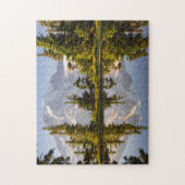 Mt. Rainier gereflecteerd in een tarn nabij Plumme Legpuzzel (Verticaal)