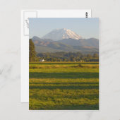 Mt. Rainier in de staat Washington Briefkaart (Voorkant / Achterkant)