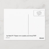 Mt. Rainier in het Briefkaart van de staat Washing (Achterkant)