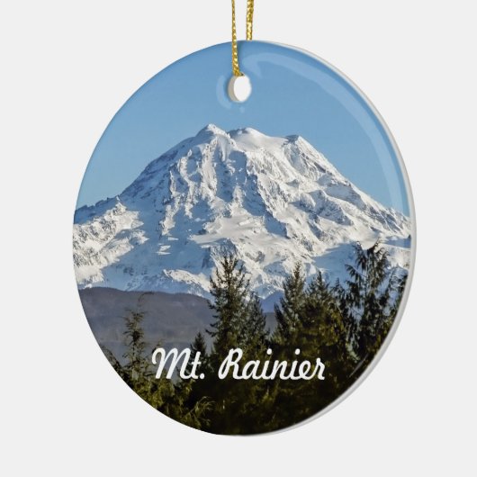 Mt. Rainier Keepomwille Keramisch Ornament (Links)