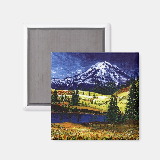 Mt Rainier Magneet (Voorkant / Achterkant)
