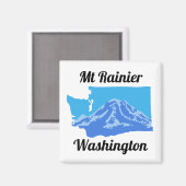 MT Rainier Magnet - Kleur (Voorkant / Achterkant)