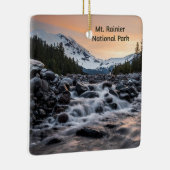 Mt. Rainier Nationaal Park Souvenir Keramisch Ornament (Rechts)